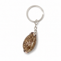 A1Aura Real Shell Charm Keychain – Natural Ocean Shell Key Ring & Bag Charm
