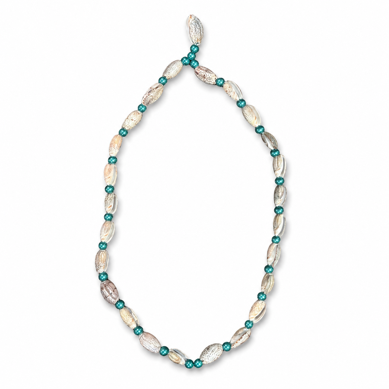 A1Aura Ocean Shell Bead Necklace | Cowrie Beach Jewelry